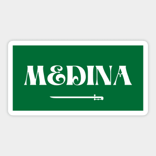 Medina City in Saudi Arabian Flag Sticker